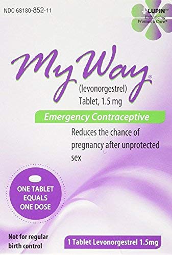 My Way Emergency Contraceptive 1 Tablet Compare to Plan B One-Step by Busuna lWSbvI, two tablets