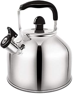 Whistling Tea Kettle, Stainless Steel Teakettle for All Stovetop With Ergonomic Handle