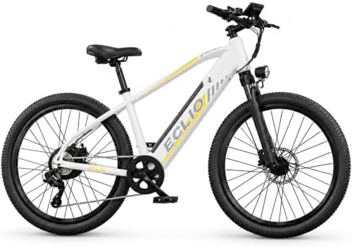 Commuter Electric Bike for Adults, Up to 48 Miles, Suspension Fork, UL 2849