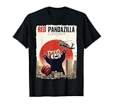 Red Pandazilla Japanese Art Funny Red Panda T-Shirt