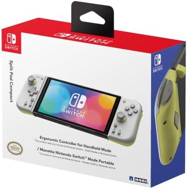 HORI Switch Split Pad Compact (Light Gray / Yellow)