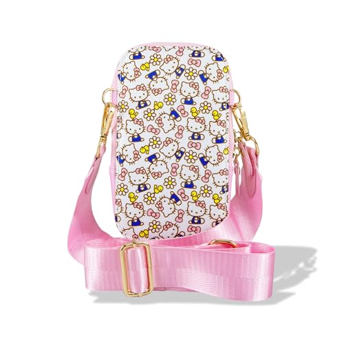 Image of Sonix x Sanrio Phone Pouch - Universal Smartphone Purse and Wallet, Crossbody and Shoulder Bag | Hello Kitty Pink Bows