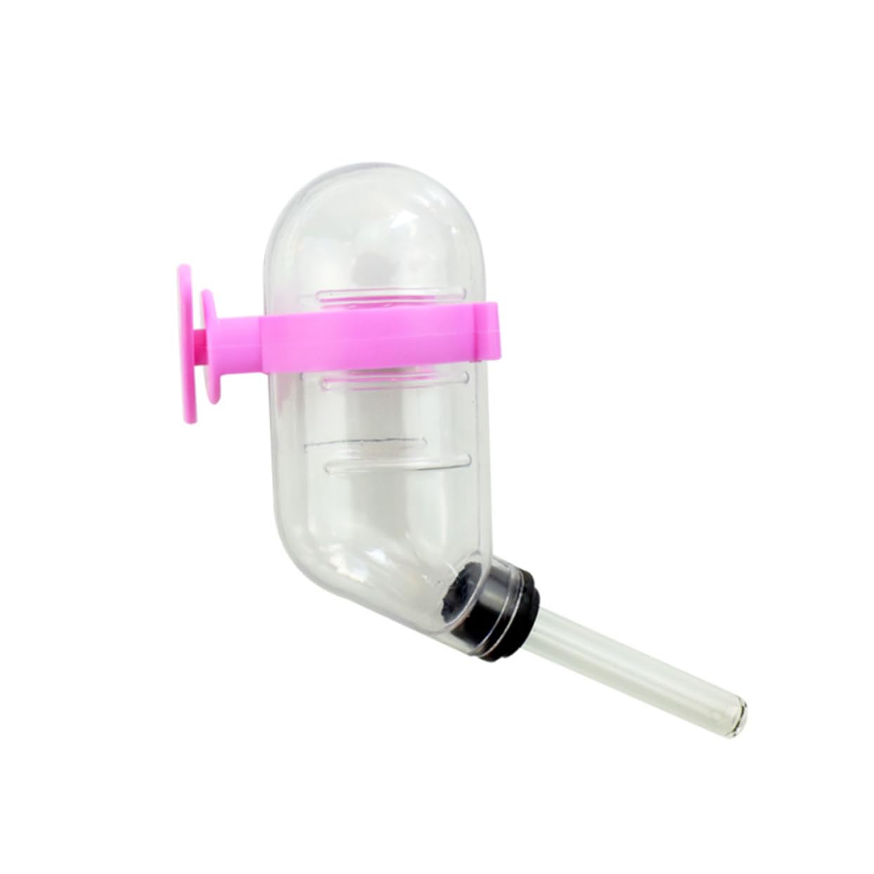 ibasenice 2Sets Hamster Water Bottle with Bracket Drinking Dispenser for Small Animals Durable Pet Water Dispenser for Cages Random Color Options