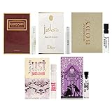 Women's fragrance Samples set of 5 - Lot of 5 High end Perfume Vials