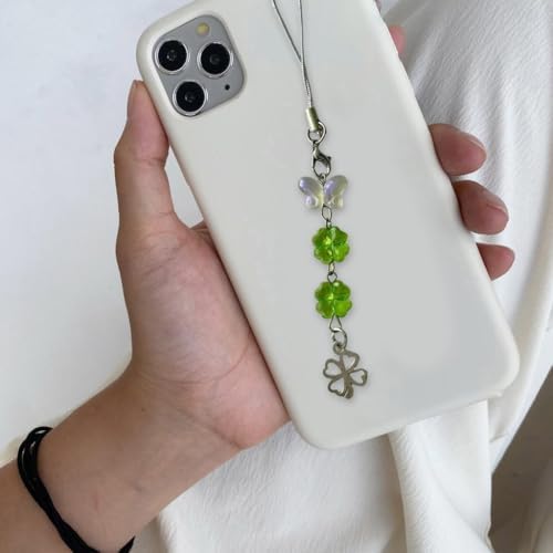 Kelvix Adorable Clovers Designs Phone Charm Adorable Good Luck Clovers Phone Charm Lightweight Bag Accessory Gift for Women — view 8