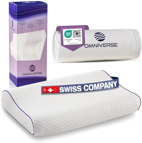 Omniverse, weiches Nackenst&uuml;tzkissen gegen Nackenschmerzen, Seite...