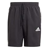 100% Polyester adidas Essentials Chelsea 3-Streifen Shorts Black/White XL