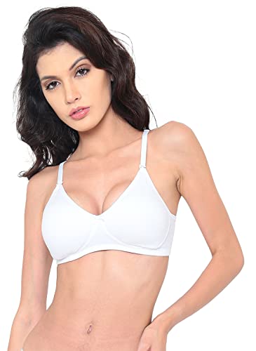 Image of Laavian Women's Cotton Non Padded Non-Wired Regular T-Shirt Bra