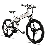 √Entfernbarer Lithium-Akku - Herausnehmbarer 48-V-10-Ah-Li-Ionen-Akku. Für eine maximale Laufleistung von 40 km mit rein elektrischem Modus und 70 km mit Moped-Modus.