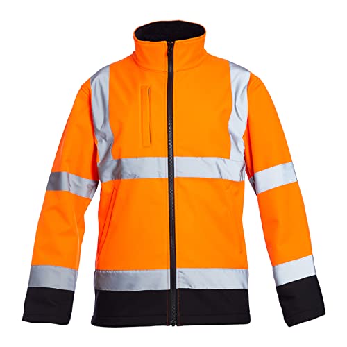 Veste softshell haute visibilité thermique pour rester visible au froid