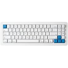 Apos WhiteFox Eclipse Wireless Mechanical Keyboard,Two-Mode USB-C/Bluetooth,Aluminum High/Low Profile,Hot Swappable Custom Keyboard, Pre-lubed Linear Switches,RGB Backlit Computer Keyboards for Mac/PC