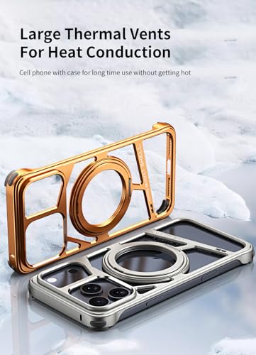 Coque anti-surchauffeur iPhone 17 Pro sans cadre à dissipation de chaleur