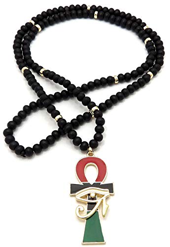GWOOD Eye of Ra Over Ankh Pendant Necklace2