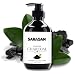 Saragan Pure Activated Charcoal Shampoo – Best Sulfate Free, Daily All Natural Clarifying Shampoo for Healthy Hair and Cleansing Scalp Treatment – With Keratin, Argan Oil and Jojoba Oil