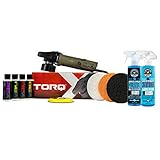 Chemical Guys BUF_503XMAX Torqx Random Polisher Kit with Pads, Pad Cleaner & Conditioner, Polishes &...