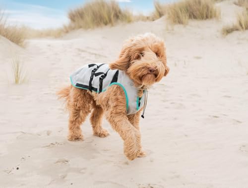 Kühlweste für Hunde Suitical Dry Cooling Vest in Größe M, Silber