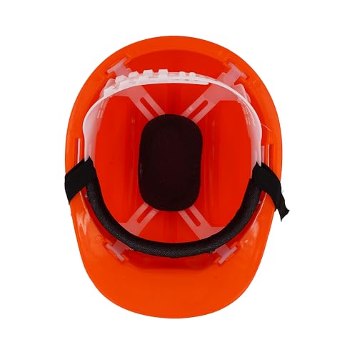 Image of Aktion AK H11 ORG Safety Helmets Nape Type, IS 2925:1984 Color: Orange, Pack of 15