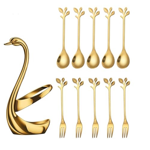 ステンレス製のスワンフォークとスプーン収納ラック 3色展開。錆びにくく耐久性に優れています キッチンの食器整理に最適 和風ホームデザイン