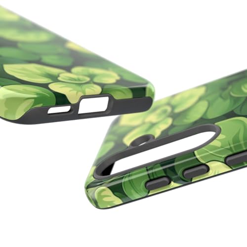 Coque Luxe Samsung S25 Motif Microgreens Vert Brillant Haute Finition - 3