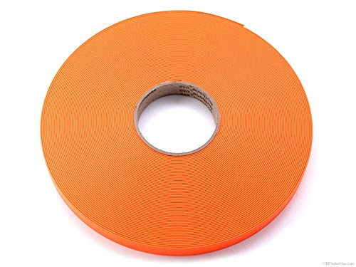 HolsterSmith Correia revestida – Laranja de segurança – (1,9 cm de largura) – (1,5 m)