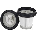 XREXS 2 Replaceable Filters Handheld Cordless Vacuum, Removable Washable and Reusable, 2 Pack Vacuum