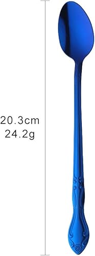 Miniatura 132 de Juego de 12 cucharas de café, mini cucharas de café, cucharas de espresso de acero inoxidable, cucharas pequeñas para postre, té, aperitivo, 4.6