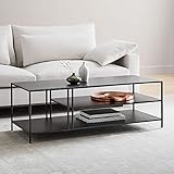 couchtisch metall glas antik Lieferumfang: 1 x Couchtisch [en.casa] Couchtisch Kustavi 40 x 110 x 55 cm Beistelltisch Wohnzimmertisch mit Ablagen Sofatisch Metall Schwarz