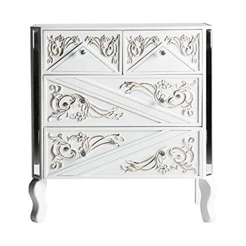 Comodas Vintage 80x35x80 Decorhome Calcuta 3 Cajones Hogar Y