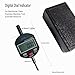 GUIRUIMOON Electronic Digital Dial Gauge, Digital Dial Indicator Accuracy 0.01mm/0.0005inch, Measurement Indicator,for Industrial, Mechanical and 3D Printers.(FS 12mm)
