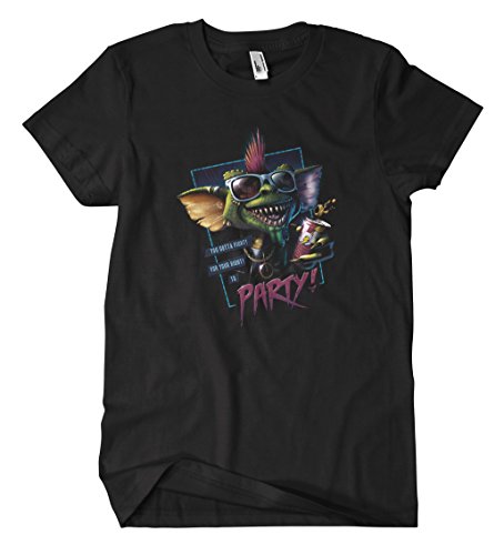 Artshirt-Factory Gremlins Party Camiseta Negro L