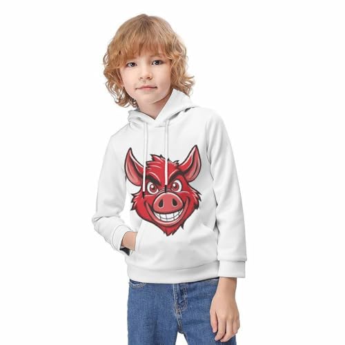 Pull avec grande poche sweat enfant style décontracté pour le collège