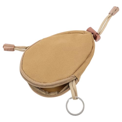 Gogogmee Bolsa para Llaves de Puerta al Aire Libre, Tamaño Compacto, Tela Oxford Resistente Color Barro, Portallaves Multifuncional para Caza, Pesca y Uso Diario