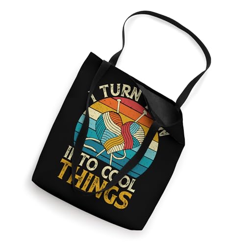 Bolsa tote 'I Turn Yarn Into Cool Things' miniatura 2