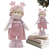 Juego seguro y decoración: Elaborada con materiales seguros para la piel, esta muñeca de tela garantiza seguridad infantil durante el juego, utiliza tintes ecológicos y colores resistentes para una belleza duradera y tranquilidad