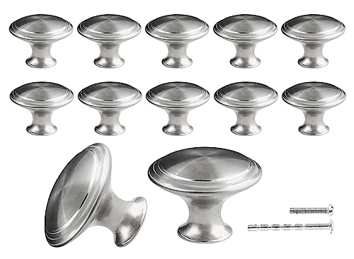 Boutons de tiroir en forme de champignon en acier pour commode et placard - 2