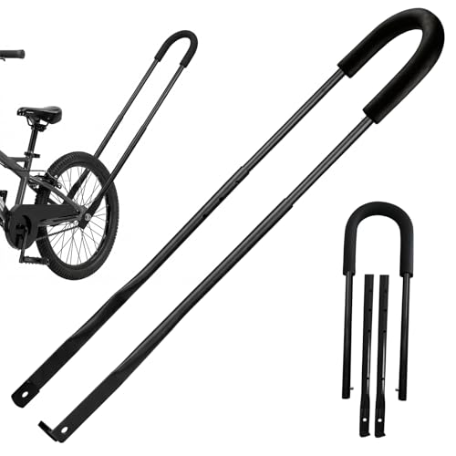 Barre de vélo pour enfant réglable canne de poussée avec poignée