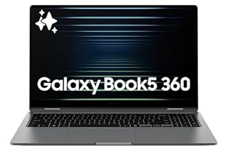 Samsung 15.6” Galaxy Book5 360 Copilot AI Laptop PC Computer, FHD AMOLED Touchscreen, 16GB / 512GB, Dolby Atmos Quad Speakers, All-Day Battery Life, NP750QHA-KA1US