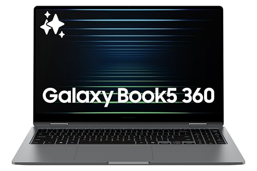 Samsung Computador laptop Galaxy Book5 360 Copilot AI de 15,6 pol...