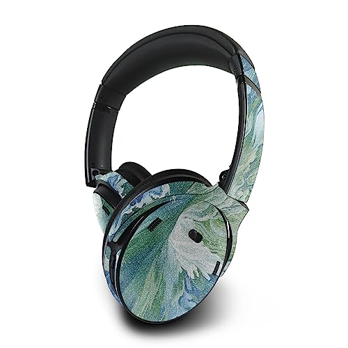 Image of MightySkins Glossy Glitter Skin Compatible with Bose QuietComfort 45 Headphones Cyclone Wave | Protective, Durable High-Gloss Glitter Finish | Easy to Apply | Made in The USA