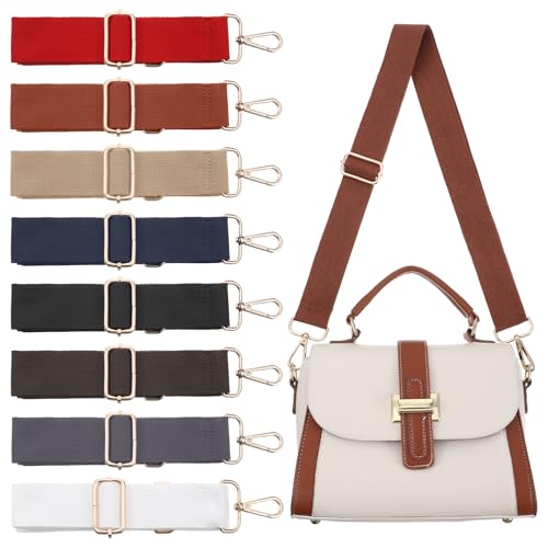 8 Pack Adjustable Wide Purse Strap Replacement Straps