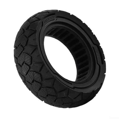 Für Kukirin G2 Pro kompatibler schlauchloser Reifen, 22,9 x 7,6 - 14,9 cm, mit 22,9 cm Durchmesser und Off-Road-fokussierter Gummimischung und Laufflächenlayout (schwarz)