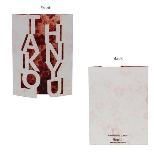 POSITIVELY PERFECT Thank you Cards, Leadership Cards By Pinnacle, Set of 5 With Envelopes 3