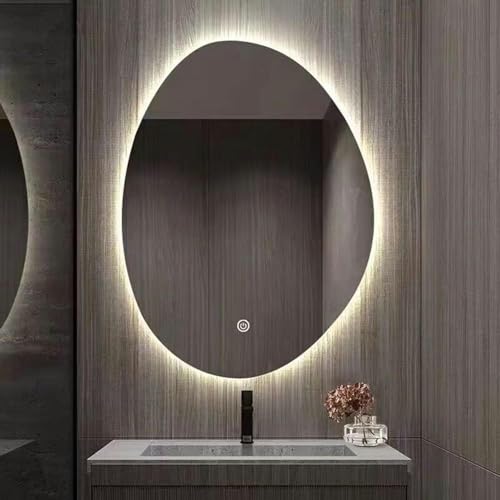 Miroir décoratif asymétrique en forme de déchirure LED pour cocon doux - 4