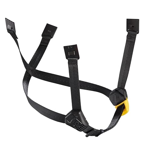 Petzl Dual Chinstrap Replacement for Vertex and Strato Helmets - Yellow/Black, Standard