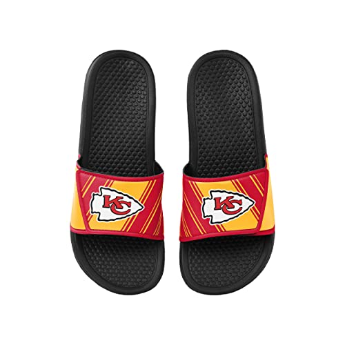 Image of FOCO mens NFL Team Logo Legacy Sport Slide Sandals