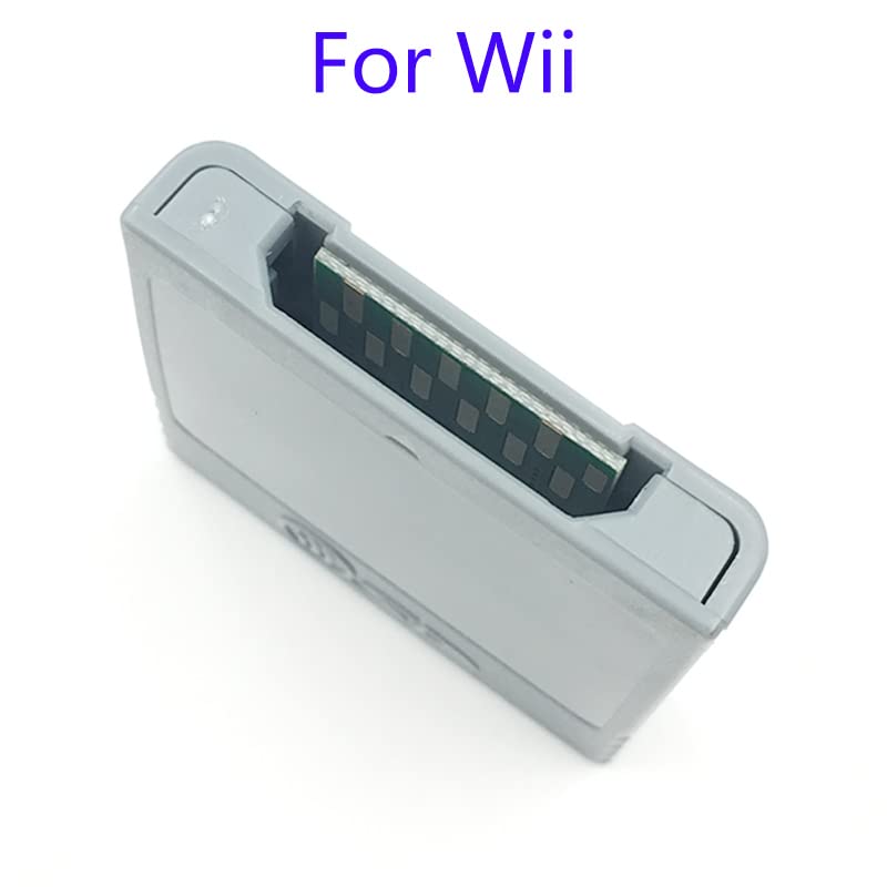 YANHAO [Parti di Videogiochi] 2Pcs SD Flash Scheda di Memoria WISD for Nintendo Wii Adattatore Convertitore Adattatore Lettore di Schede for Wii GC Gamecube Console di Gioco [Sostituire]