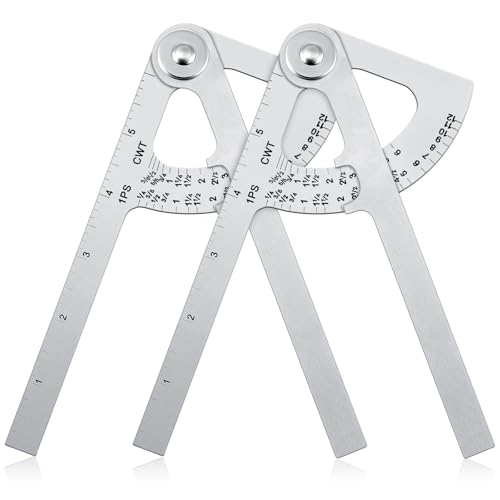Moxweyeni 2 Pack Pipe Caliper Measuring Tool 7 Inch Stainless Ste...