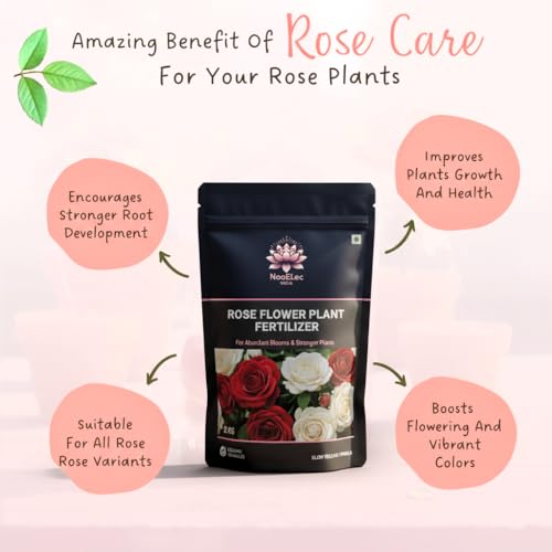 Image of All-Purpose Rose Flower Plant Food| Complete Nutrients, Disease Defense, and Bloom Booster for Vibrant Roses, Triple Flowers (1 KG)