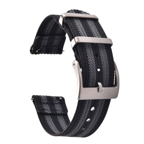 Bracelet sport en nylon tressé respirant pour toutes montres