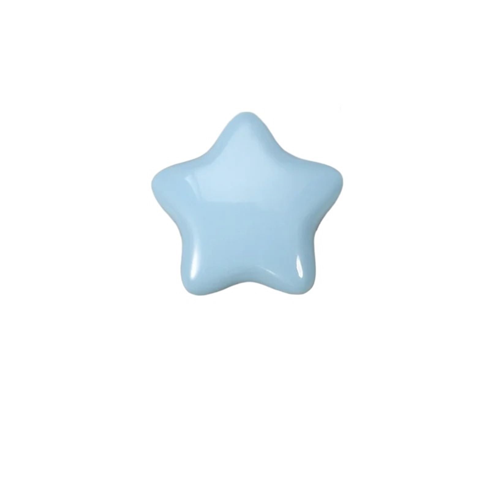 Kifsdlf Star-Blue Cartoon Room Ceramic Cabinet Knobs Moon Star Wardrobe Handle Garden Door Handles For Cupboard Wardrobes Furniture(Star-Blue)